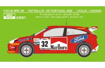 Decal -Ford Focus WRC - Rally Portugal 2000 - J.Kulig